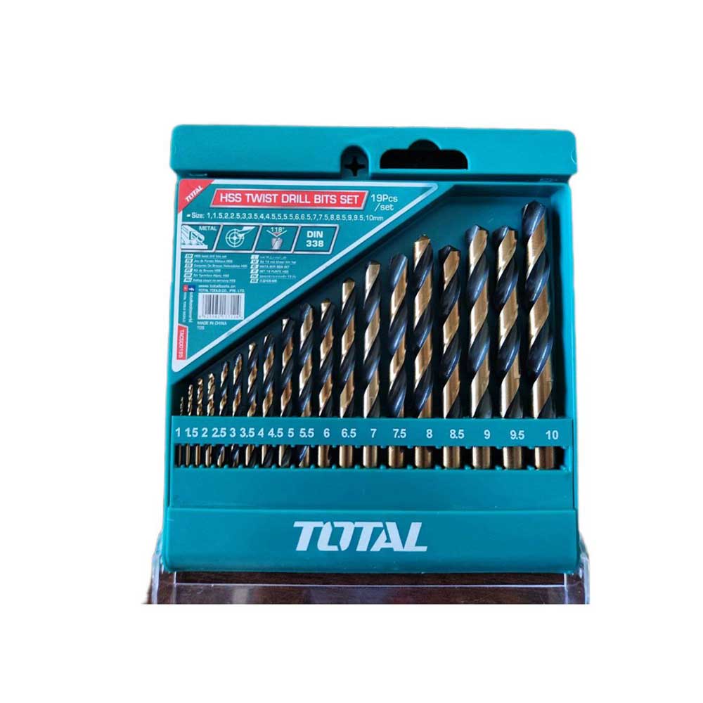 مجموعه ست سر مته 19 عددی توتال